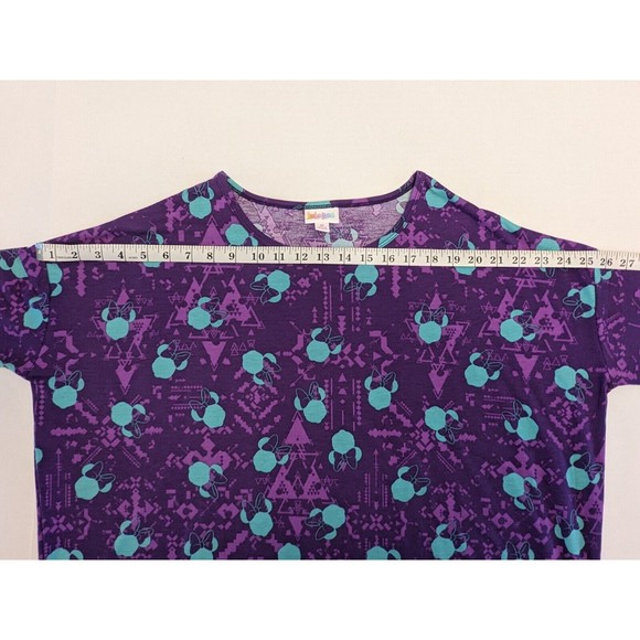 Lularoe Disney Irma Medium Minnie Mouse Tunic Hi Lo Top Oversized Fit Shirt EUC - Picture 6 of 9